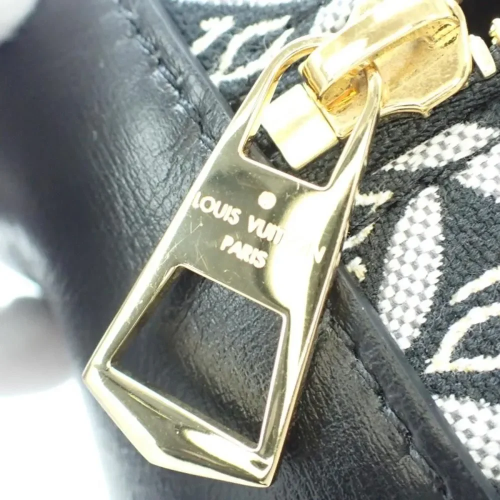 Louis Vuitton Jacquard Deauville Mini Shoulder Bag Monogram Gray